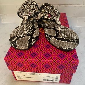 Tory Burch Miller Embossed Snake